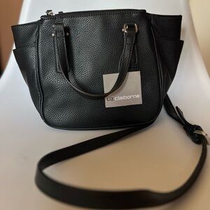 NWT Liz Claiborne LC Margella Mini Shopper black